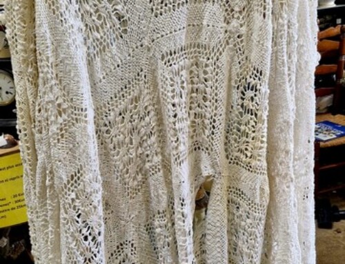 Grand couvre lit en crochet