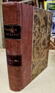 Reliure des revues "La Sience et la Vie" de 1913-1915