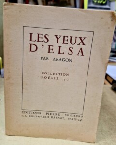 Livre "Les Yeux d'Elsa" par Aragon