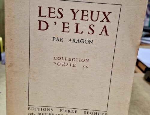 Livre « Les Yeux d&rsquo;Elsa » par Aragon