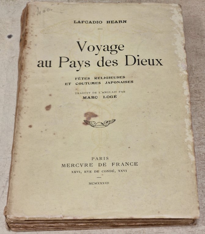 Livre "Voyage au Pays des Dieux" par Lafacadio Hearn