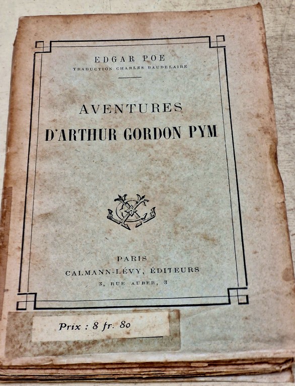 Livre "Aventures d'Arthur Gordon Pym" par Edgard POE