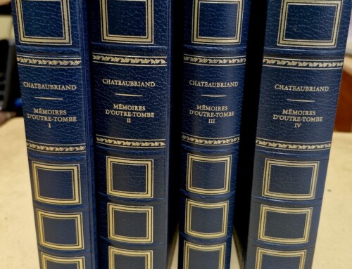 Livres « Mémoires d&rsquo;Outre Tombe » de Chateaubriant en 4 volumes
