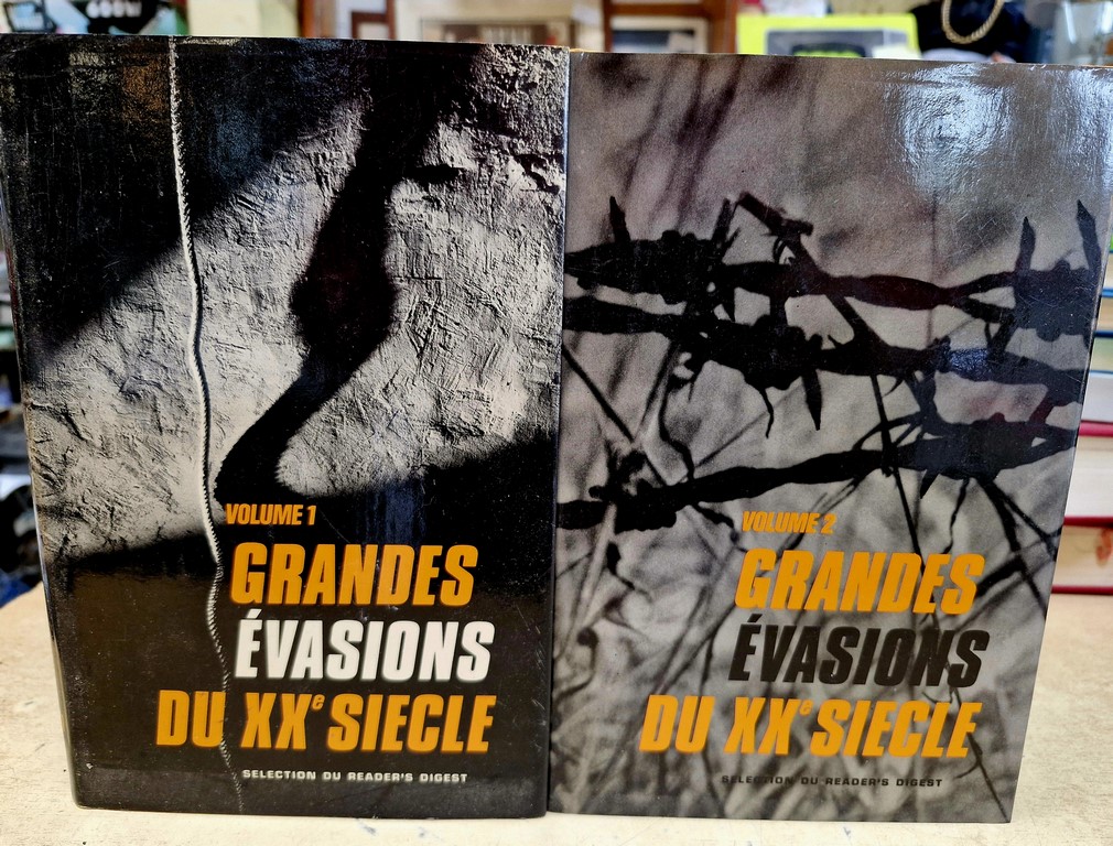 Livres les grandes évasions x 2
