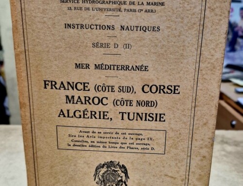 Livre Instructions Nautiques Mer Méditerranée 1948