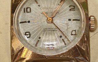 Montre plaquée or en état de marche