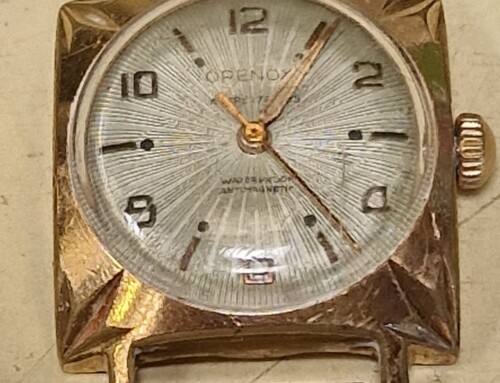 Montre plaquée or en état de marche