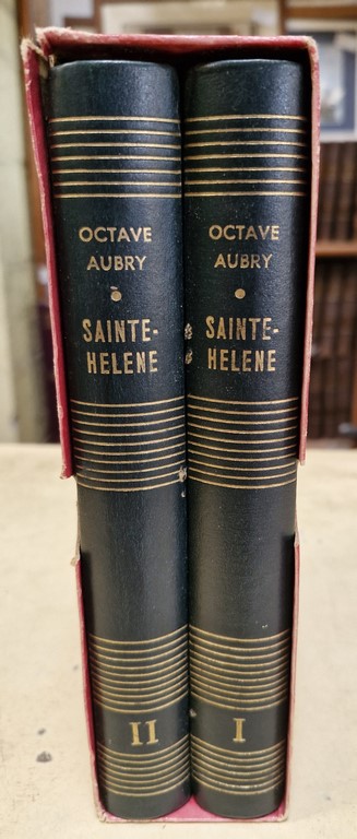 Livres Sainte Hélène par Octave AUBRY en 2 volumes éditions Ernest FLAMMARION