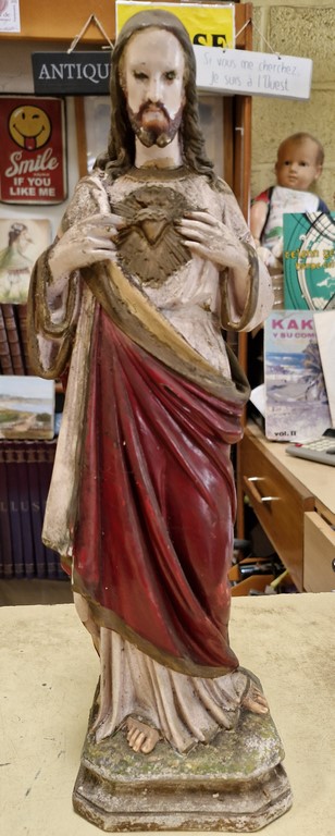 Sacré Coeur en plâtre