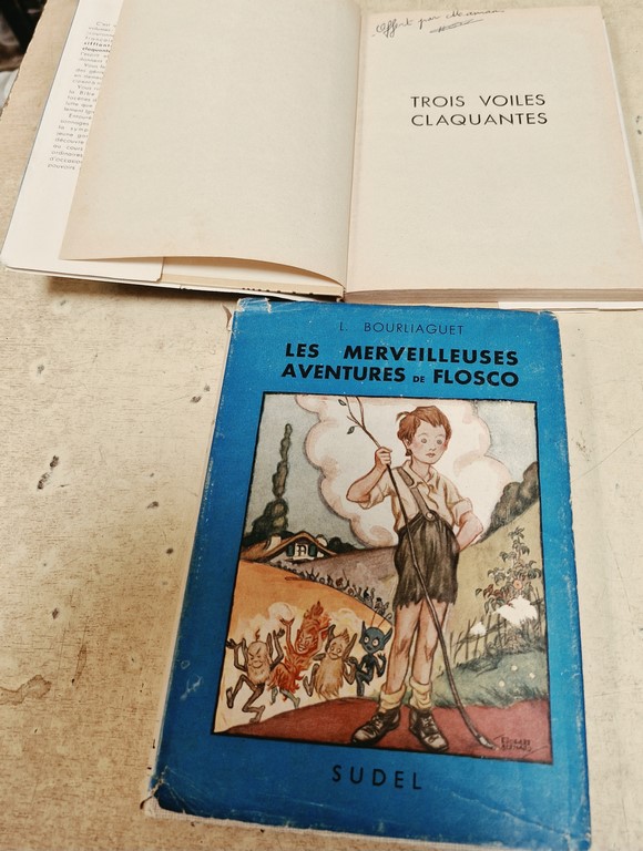 Livres Les Merveilleuses Aventures de FLOSCO "Trois étoiles filantes" et "Trois voiles claquantes"