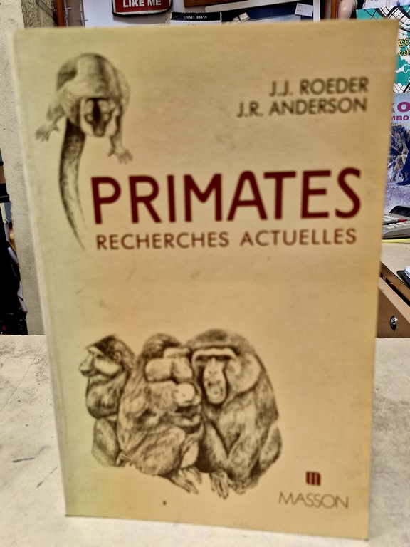 Livre PRIMATES recherches actuelles par ROEDER & ANDERSON