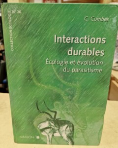 Livre "Interactions Durables" écologie et évolution du parasitisme