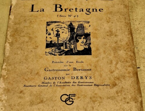 Carte routière et gastronomique de La BRETAGNE (série N°4) des années 30