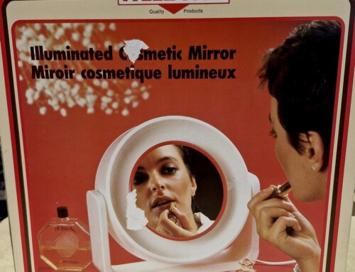 Miroir cosmétique lumineux vintage de la marque ALLSTAR