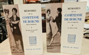 Livres Mémoires de la Comtesse de BOIGNE en 2 volumes