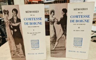Livres Mémoires de la Comtesse de BOIGNE en 2 volumes