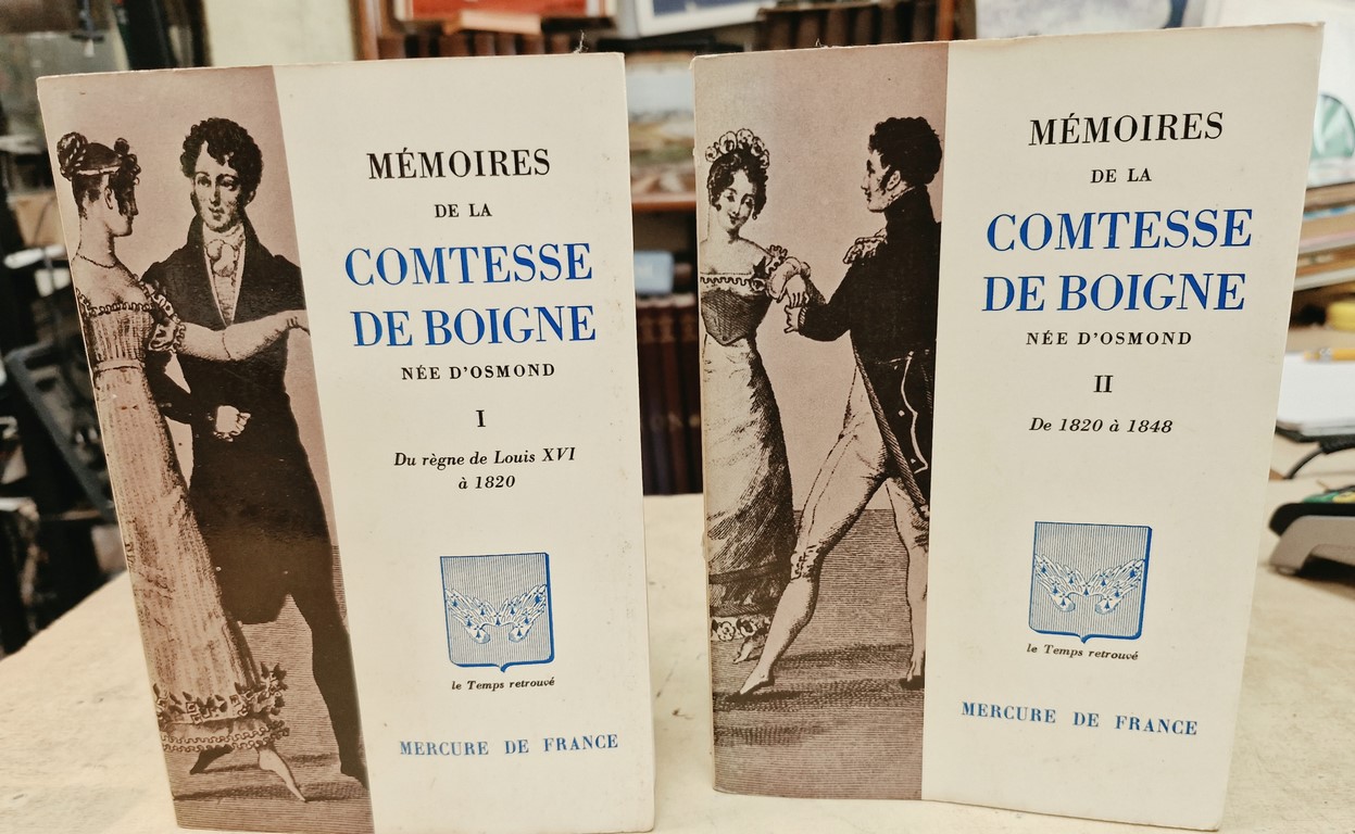 Livres Mémoires de la Comtesse de BOIGNE en 2 volumes