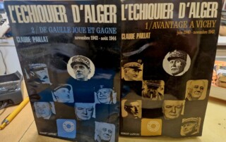 Livres en 2 volumes "L'Échiquier d'ALGER" par Claude PAILLAT