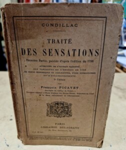 Livre "Traité des Sensations" par François Picavet