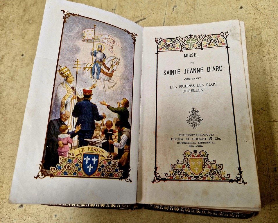 Livre Missel de Sainte Jeanne d'Arc