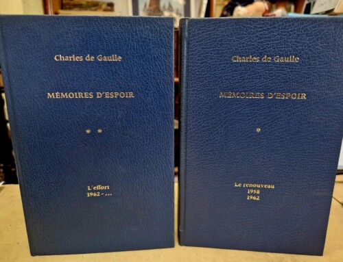Tomes 1 & 2 de Mémoires d&rsquo;Espoir de Charles De GAULLE