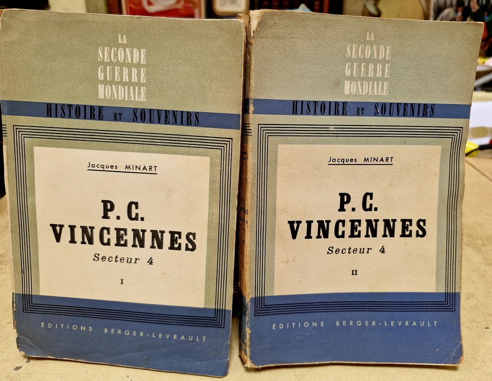 Livres "P.C. Vincennes" Tomes 1 & 2 par j. Minart