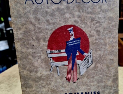 Catalogue de décalcomanies industrielles de la marque Auto-Décor