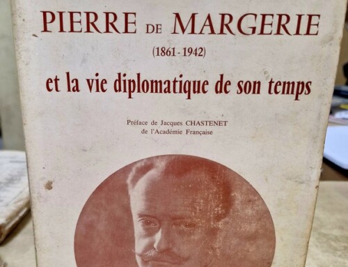 Livre Pierre de Margerie et la vie diplomatique de son temps