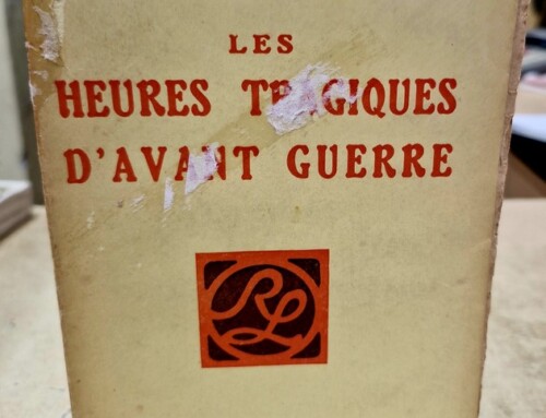 Livre Les Heures Tragiques d&rsquo;Avant-Guerre