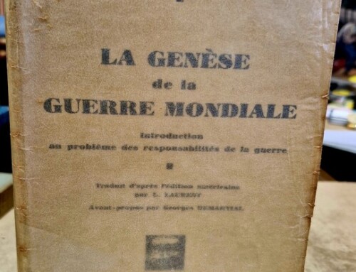 Livre la Genèse de la Guerre Mondiale