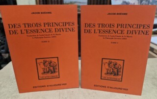 Livres "Des Trois Principes de l'Essence Divine" en 2 tomes