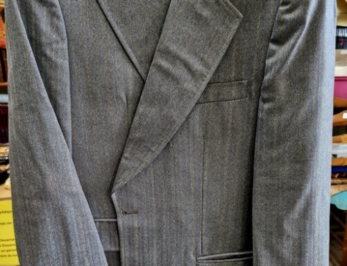 Costume gris veste et pantalon