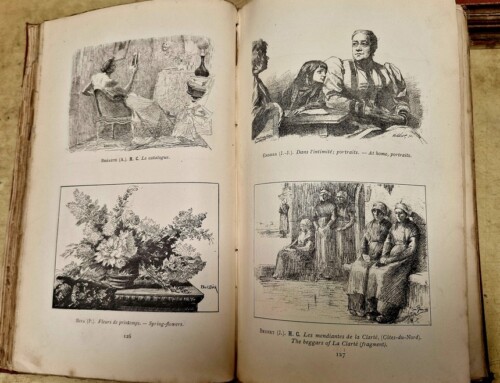 Livre recueil salon des artistes de la fin XIXème