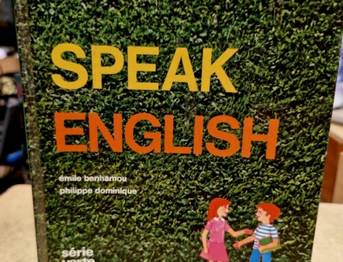 Manuel scolaire « Speak English » avec le cache