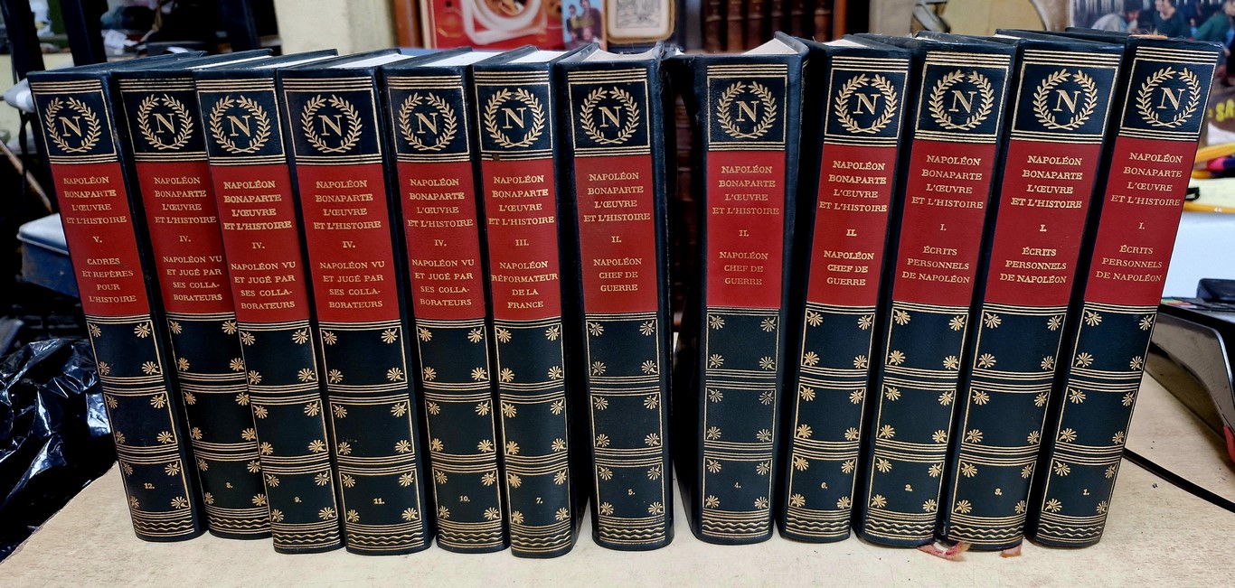Livres : Napoléon Bonaparte l'Oeuvre et l'Histoire en 12 volumes