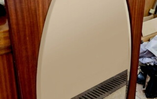 Miroir ovale de porte d'Armoire