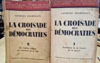 Livres "La Croisade des Démocraties" vol 1&2