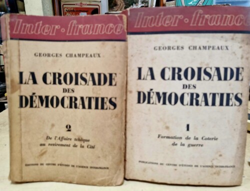 Livres « La Croisade des Démocraties » vol 1&2