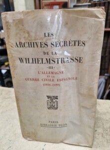 Livres Archives Secrètes de la Wilhelstrasse