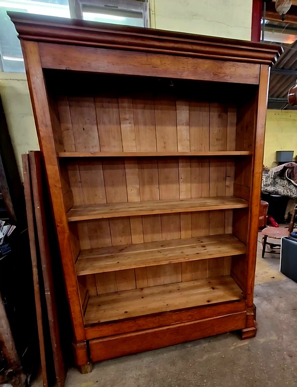 Armoire étagère en merisier