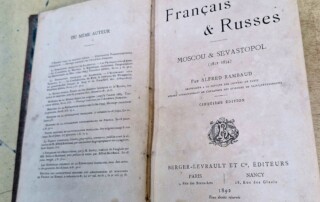 Livre du ministère de l'instruction publique Français et Russes "Moscou & Sébastopol" paru en 1892